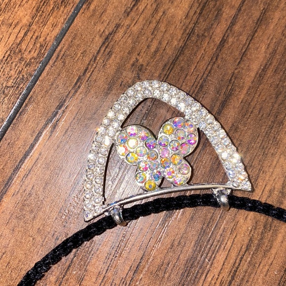 Butterfly Rhinestone Rave Cat Ears - Picture 5 of 5